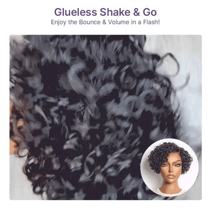 ⚡ Final Hours – Mature Bouncy Curl C-Part Glueless HD Lace Wig