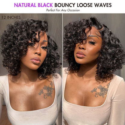 ⚡ Final Hours – Mature Bouncy Curl C-Part Glueless HD Lace Wig