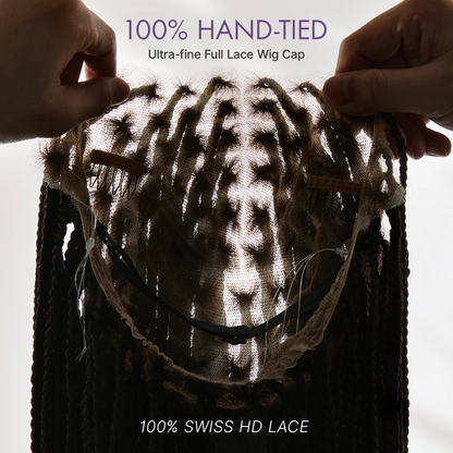 Real Scalp Knotless Braided Wig – Lightweight Fit