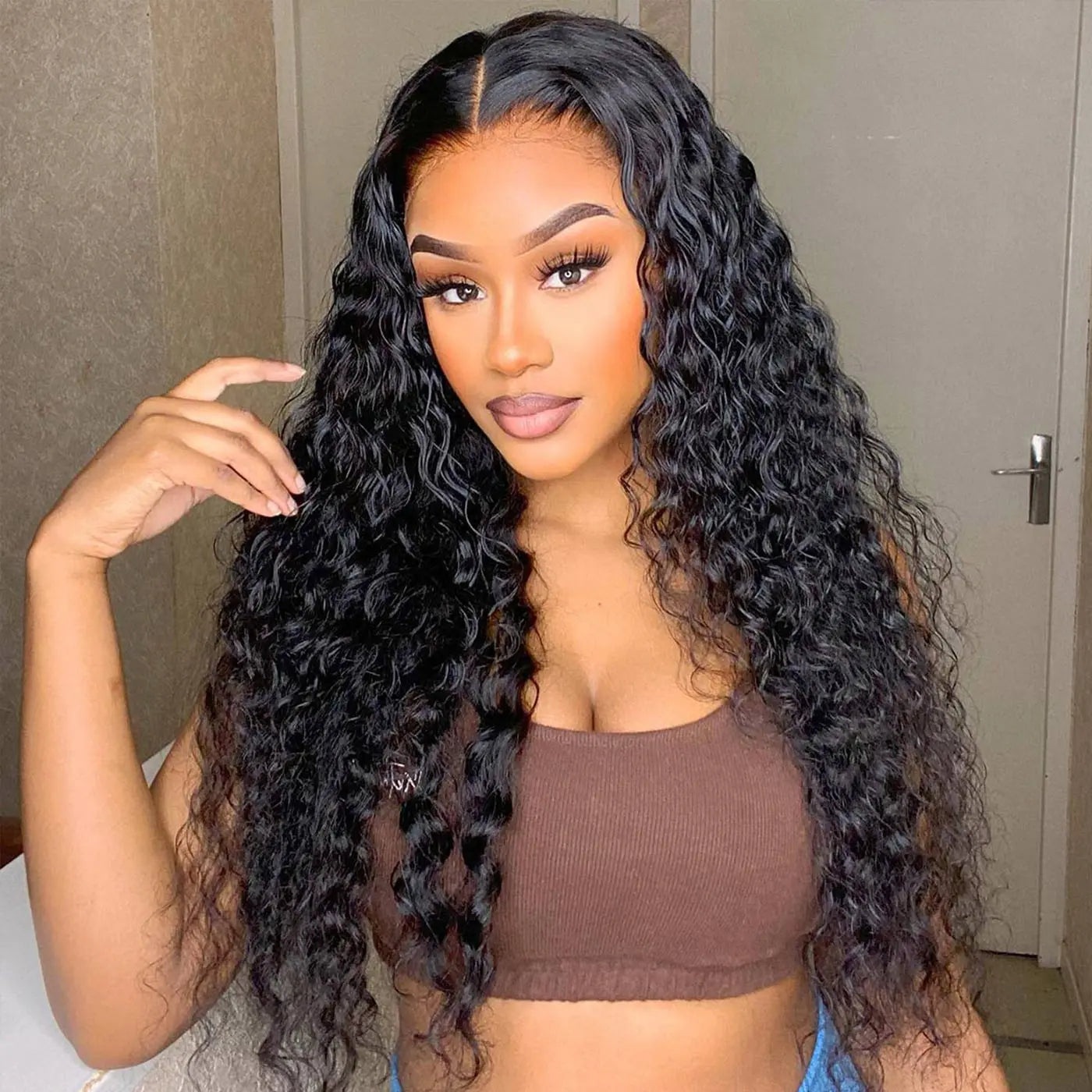 ✨ Wear & Go Glueless Straight Lace Wig – Beginner Friendly