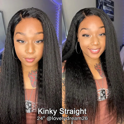 ✨ Wear & Go Glueless Straight Lace Wig – Beginner Friendly